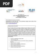 Grupo de Trabajo 26 - Sociología del cuerpo y de las emociones