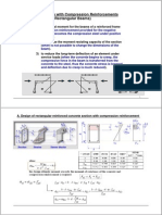 Rectangular Section With Compression Reinforcements (Double Reinforced Rectangular Beams)