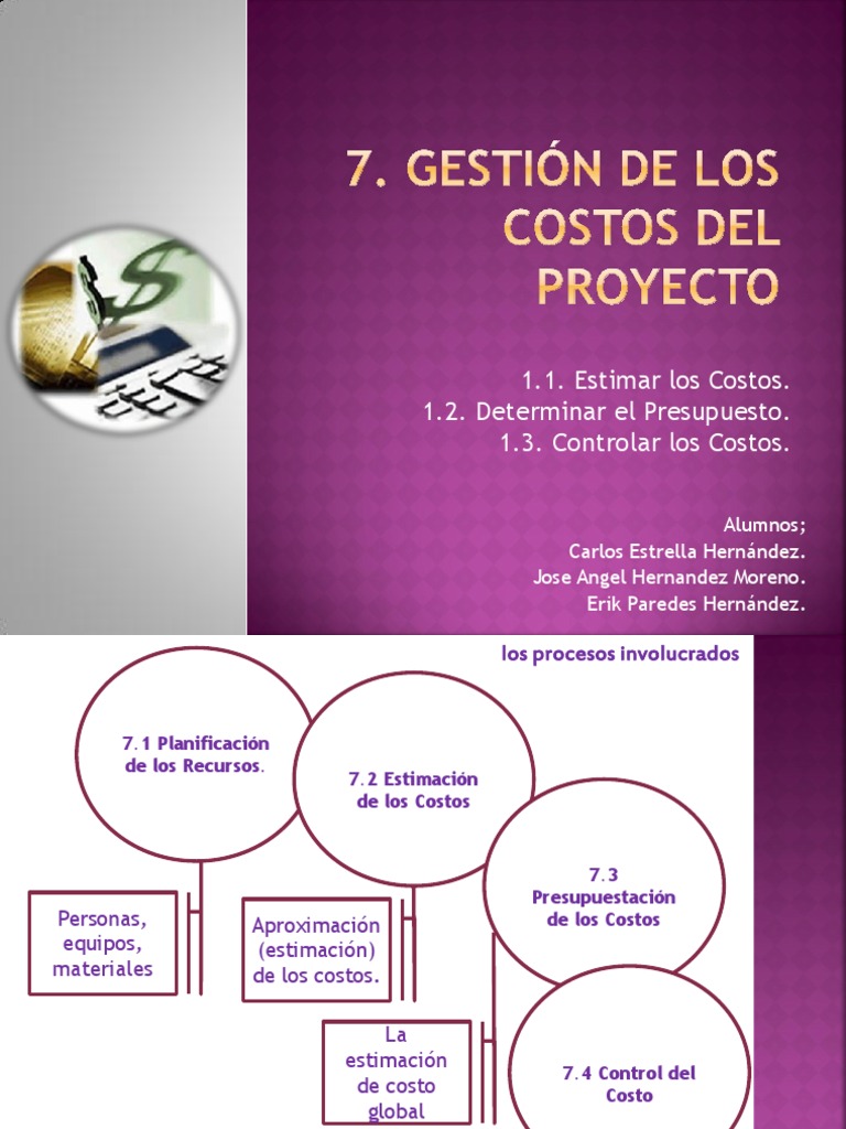 Estimación y Control de Costos en Proyectos | PDF | Presupuesto | Software