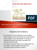 Prresentación Derecho Bancario