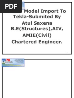 Download Tekla imort from staad-By Engr Atul Saxena by Atul Kumar Engineer SN22216355 doc pdf
