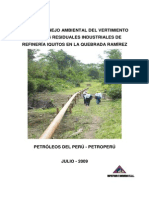 Pma Vertimiento de Aguas Residuales - Petroperu