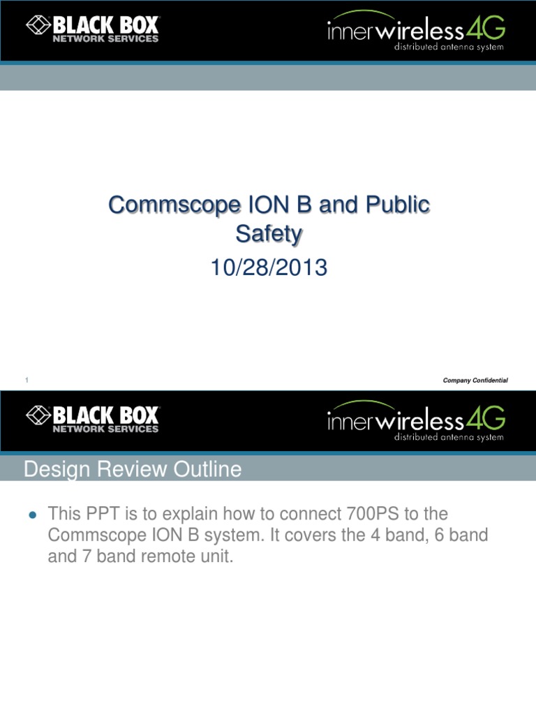 Commscope ION B for Public Safety Systems | PDF | Telecommunications ...