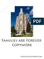 Families Are Forever: LDS 2014 Primary Theme Copywork