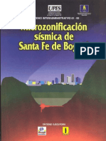 Microzonificacion de Bogota 1993