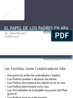 El Papel de Los Padres en Aba