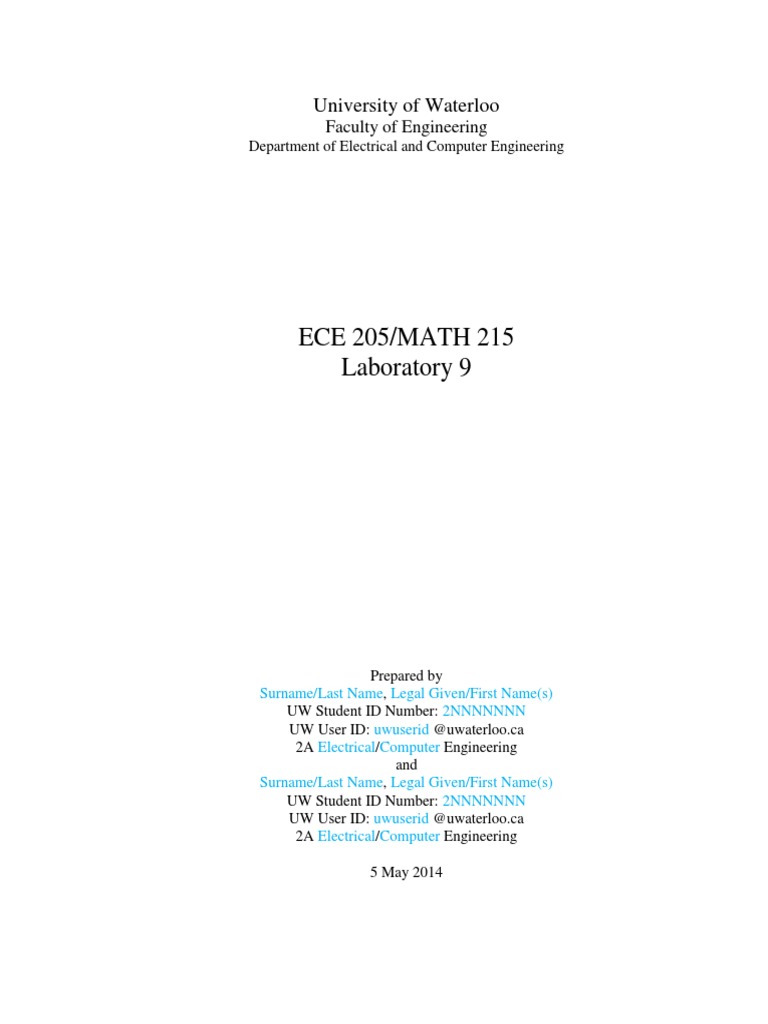 Math 2A Lab 9 Uwuserid Uwuserid | PDF | Applied Mathematics ...