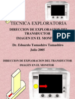 Tecnica Exploratoria (Dirección Del Transductor-Imagen en El