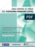 VPH - Lineamientos Tecnicos 2014