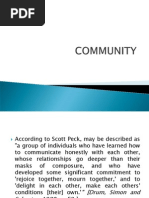 Introduction to Community