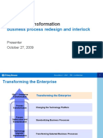 Strategic Transformation: Business Process Redesign and Interlock