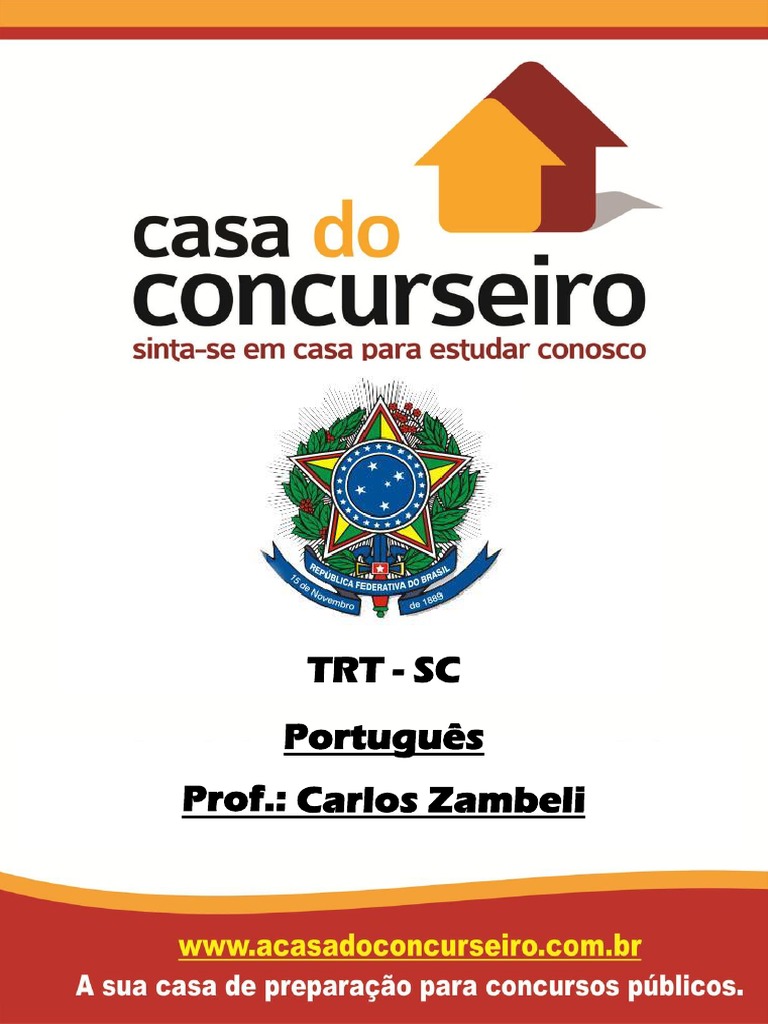 Apostila - Portugues (A Casa Do Concurseiro) | PDF | Assunto (gramática ...