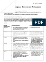 Persuasive Language Devices and Techniques: Active and Passive Voice