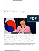 2014-03 Korea Wiedervereinigung neu entdeckt