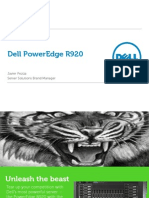 Dell Poweredge R920: Javier Pezúa Server Solutions Brand Manager