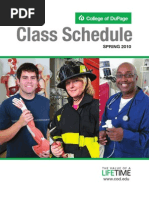 Download Spring 2010 Class Schedule by CODStudentLife SN22221539 doc pdf
