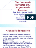 3.2.1 Asignacion de Recursos