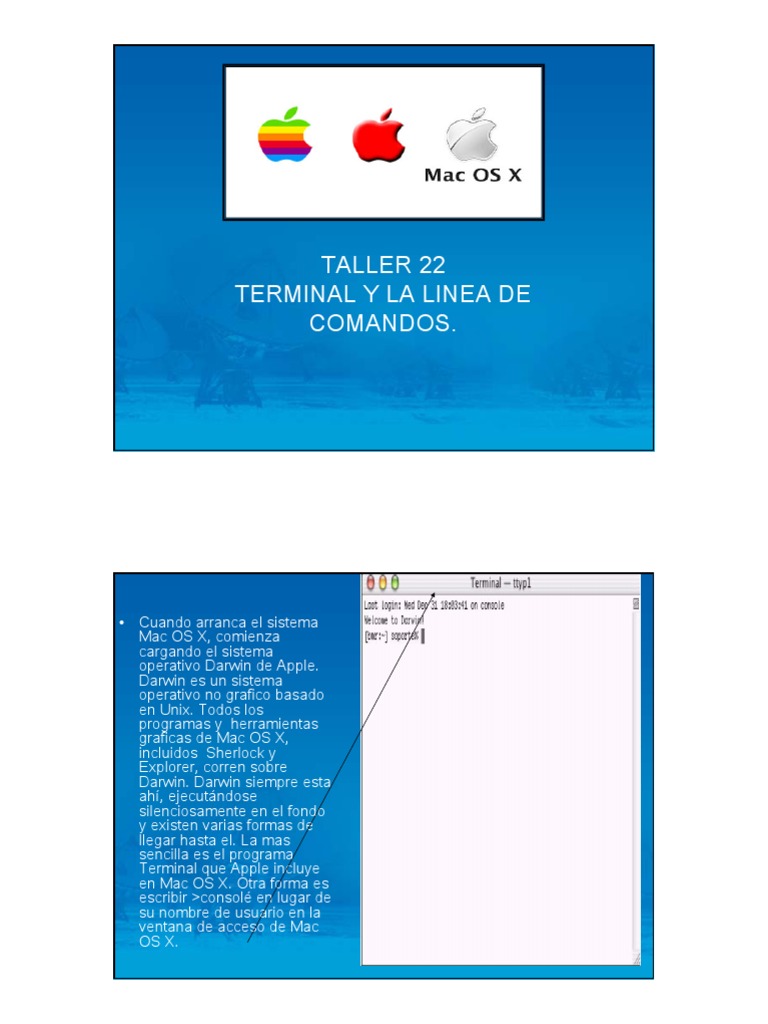 Comandos Esenciales en Terminal de Mac OS X | PDF | Interfaz de línea ...