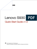 Owner Manual Lenovo - s930
