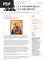 O Tempora, O Mores_ a Nova Perspectiva Sobre Paulo (1)