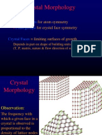 Crystal Morphology: Remember
