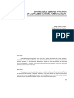 23) "Los Presidios Menores Africanos en La Documentación Del Fondo Saavedra"