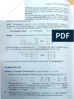 Lista 2.6 (Aula 9) (Fatoração LU)