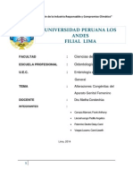 Anteraciones Congenitas Del Aparato Genital Femenino