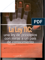 La Ley TIC en Colombia: Una Ley de Principios