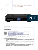 Guida Installazione Firmware Enigma2 Su Gigablue800 Solo - Se - Ue - Qud - Rev.1.4