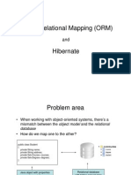 Object-Relational Mapping and Hibernate