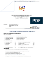 Format & Contoh P Strategik JPN 2014-16
