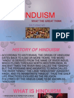 Hinduism What The Great Think