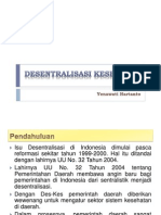 Desentralisasi Kesehatan