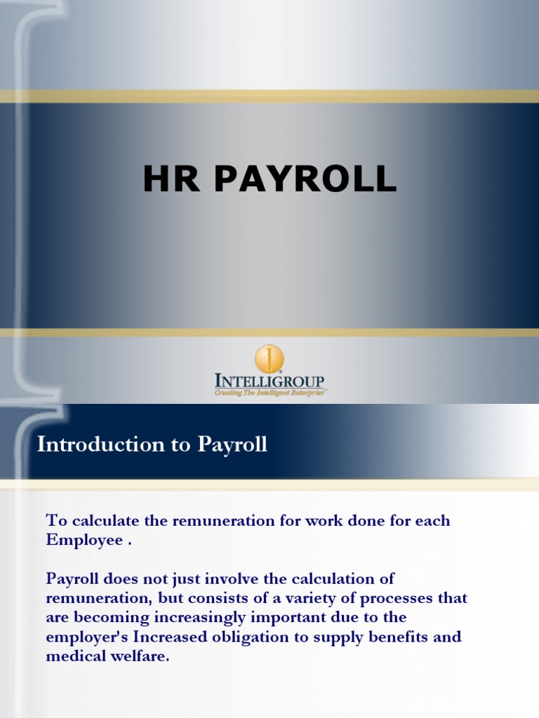 HR Payroll | PDF | Payroll | Wage