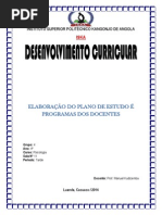 Definiçao Do Plano de Estudo Feito