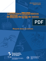 Manual para Analisis Basicos de Calidad del Agua