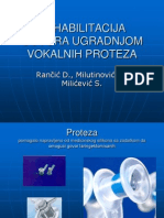 Rehabilitacija Govora Ugradnjom Vokalnih Proteza