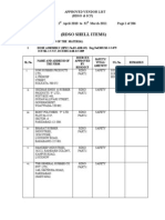 Icf & Rdso Vendor List