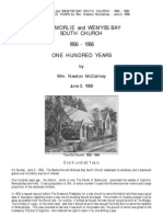 Skelmorlie - South Church - 100 Years - 1856 - 1956 - Booklet - Wm  Newton McCartney