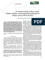 Suppressing of Common-Mode Voltage, Shaft Voltage, Leakage Current and EMI Generated by Voltage Source PWM Inverter