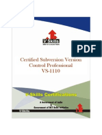 Subversion Version Control Certification