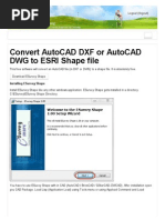 Download Convert AutoCAD DXF or AutoCAD DWG to ESRI Shape File by Jogindra Kumar Sahu SN222297043 doc pdf