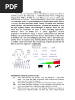 Ultrasonic Sound Waves