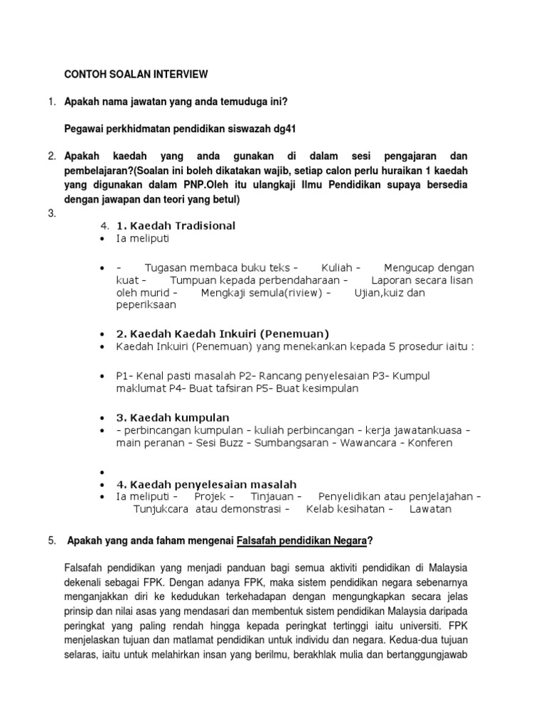 Interview | PDF