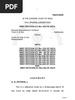Pramati Educational & Cultural Trust and Ors. v. Union of India