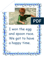 I Won The Egg and Spoon Race. We Got To Have A Happy Time