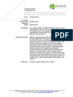 Material Safety Data Sheet Jatropa Curcas DTZ 2009