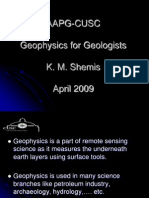 Aapg Cusc - Geophysics For Geologists
