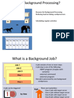 Reasons For Background Processing Reducing Load On Dialog Workprocesses Dispatcher